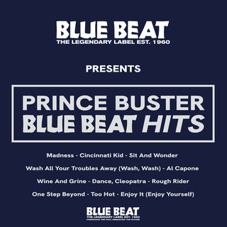 the album cover for Prince Buster - Blue Beat Hits