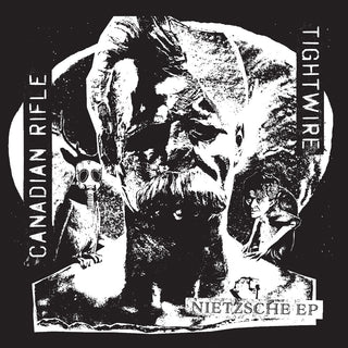 the album cover for Tightwire / Canadian Rifle - Nietzsche Ep (Gate)