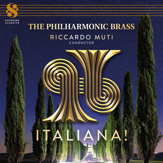 the album cover for Philharmonic Brass - Italiana!
