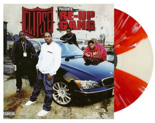 the album cover for Re-Up Gang - Clipse Presents: Re-Up Gang [Clear Vinyl] (Gate) (Red)