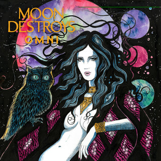 the album cover for Moon Destroys - Omni