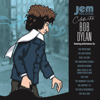 the album cover for Jem Records Celebrates Bob Dylan / Various - Jem Records Celebrates Bob Dylan / Various