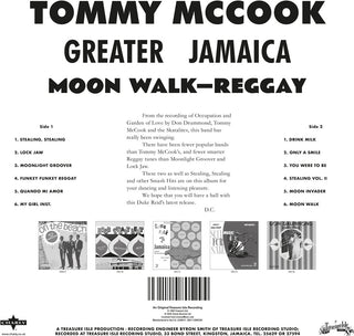 the album cover for Tommy Mccook - Greater Jamaica Moon Walk - Reggay [Deluxe] [Limited Edition]
