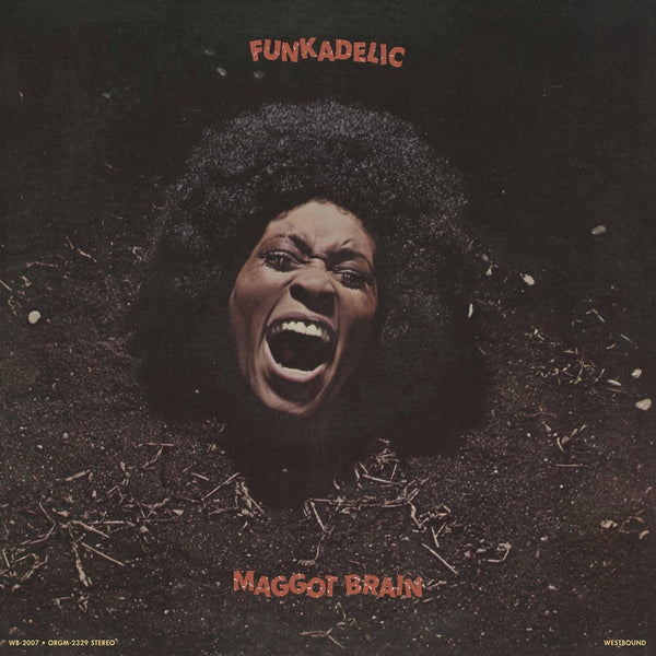 the album cover for Funkadelic - Maggot Brain - 2026 Reissue [Armageddon Red]