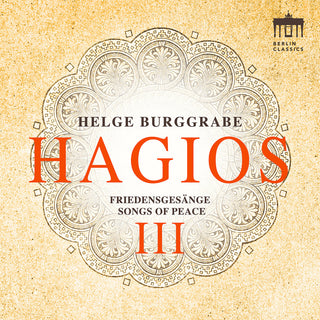 the album cover for Helge Burggrabe - Hagios Iii (Songs Of Peace)