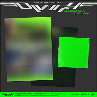 the album cover for NCT 127 - 7th Album Blingy (Jet Poster Ver.)