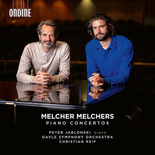the album cover for Peter Jablonski - Melcher Melchers: Pno Concertos
