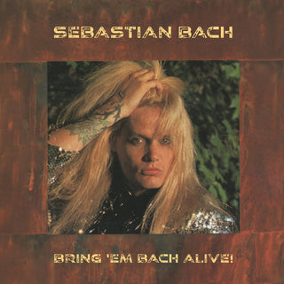 the album cover for Sebastian Bach - Bring 'em Bach Alive: Tokyo 1998 [Clear Vinyl] [Limited Edition]