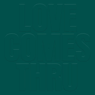 the album cover for Teal - Love Comes Thru