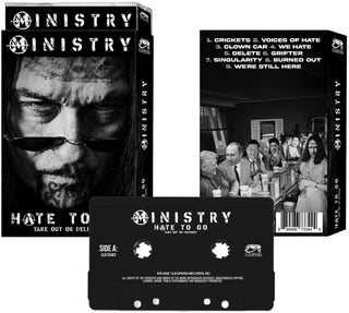 the album cover for Ministry - Hate To Go - Take Out Or Delivery
