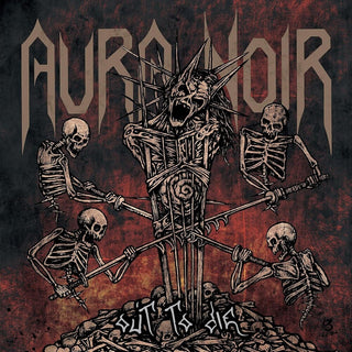 the album cover for Aura Noir - Out To Die