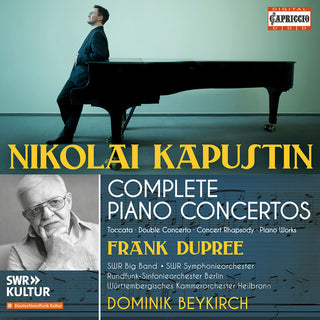 the album cover for Frank Dupree - Nikolai Kapustin: Complete Pno Cons