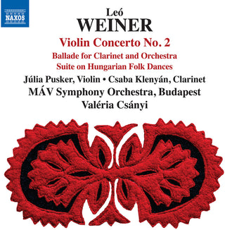 the album cover for Csaba Klenyan - Weiner: Complete Works For Orch Vol. 5