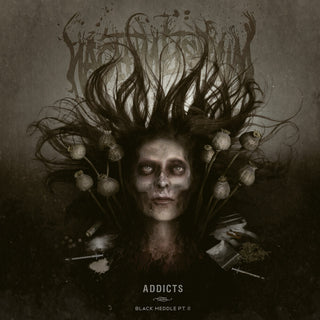 the album cover for Nachtmystium - Addicts - Black Meddle Pt. Ii [Colored Vinyl] (Gate) [Limited Edition]