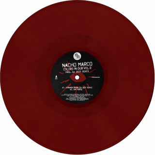 the album cover for Nacho Marco - Colors In Dub Vol.3 [Colored Vinyl] (Red)