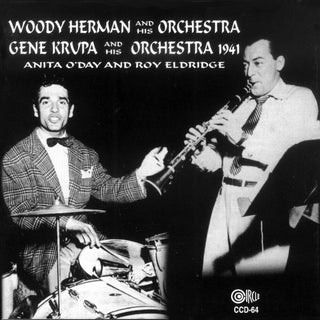 the album cover for Herman/Krupa - 1941 Lang-Worth Transcriptions Recording