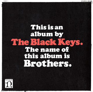 the album cover for The Black Keys - Brothers [Cola Bottle Clear]