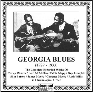 the album cover for Barton / Mapp / McMullen / Weaver - Georgia Blues (1928-1933)