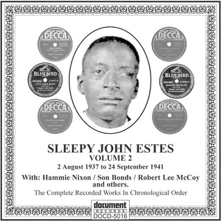 the album cover for Sleepy Estes John - Vol. 2-(1937-41)