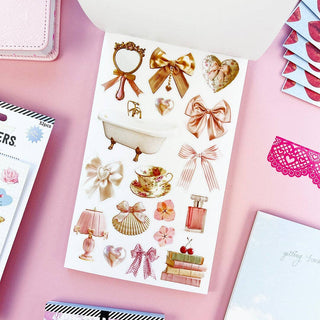 Coquette Junk Journal Sticker Book