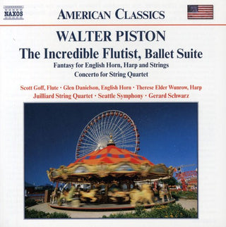 the album cover for Gerard Schwarz - Incredible Flutist