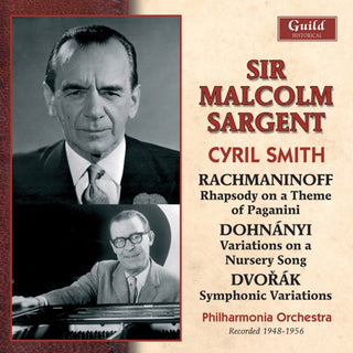 Sir Malcolm Sargent- Sargent - Rachmaninoff Dohnanyi Dvorak 1948-1956 (CD)