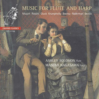 the album cover for Solomon/Nagasawa - Music for Flute & Harp