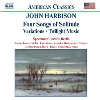 the album cover for Daniel Blumenthal - 4 Songs of Solitude / Variations / Twilight Music