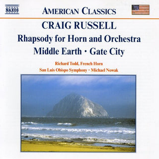 the album cover for Richard Todd - Horn Rhapsody / Middle Earth / Gate City