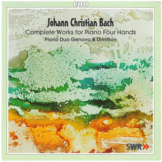 the album cover for Piano Duo Genova - Complete Works for Piano 4 Hands