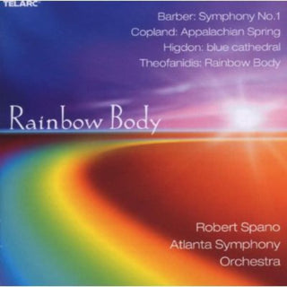 the album cover for Spano/Atlanta Symphony Orch. - Rainbow Body / Symphony 1 / Ste Appalachian Spring