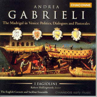 the album cover for Catherine Pierron - Madrigal in Venice: Politics Dialogues & Pastorale