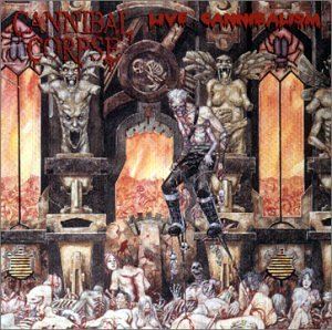 Cannibal Corpse- Live Cannibalism (2019 Numbered Red/Black Marbled Vinyl Reissue)(Sealed) (Used Vinyl)