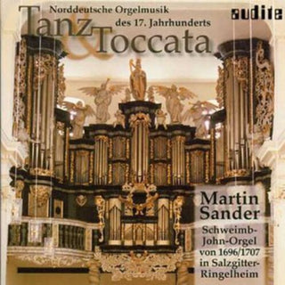 the album cover for Martin Sander - Dance & Toccata North German Organ 17th Ctry / Various