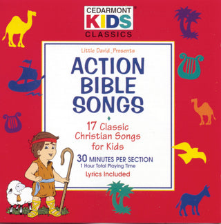 the album cover for Cedarmont Kids - Classics: Action Bible Songs