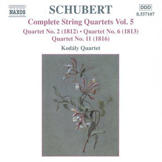 the album cover for Kodaly Quartet - Complete String Quartets 5
