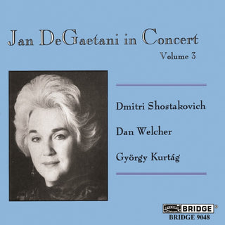 the album cover for Benita Valente - Degaetani in Concert 3