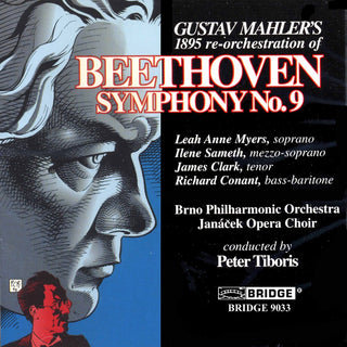 the album cover for Peter Tiboris - Symphony 9 (Mahler Edition)