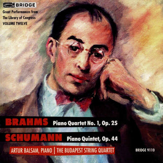the album cover for Artur Balsam - Great Performances from the Library of Congress