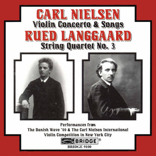 the album cover for N.P. Jensen - Violin Concerto Op 33 / Songs / String Quartet 3