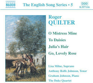 the album cover for Anthony Rolfe Johnson - English Song Series
