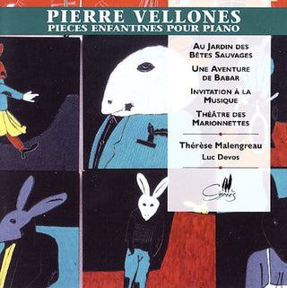 the album cover for Luc Devos - Works for Piano 4 Hands