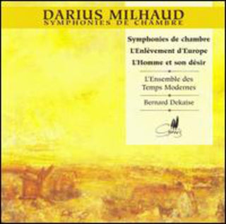 the album cover for Bernard Dekaise - Symphonies de Chambre