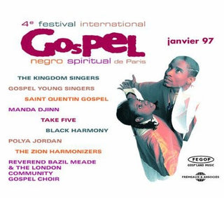the album cover for Various Artists - 4th Festival De Gospel De Paris 1997- CD Simple