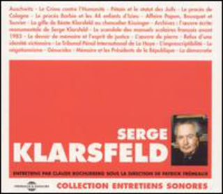 the album cover for SERGE KLARSFELD - Entretiens Par Claude Bochurberg