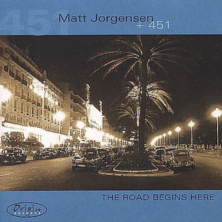the album cover for Matt Jorgensen - The Road Begins Here