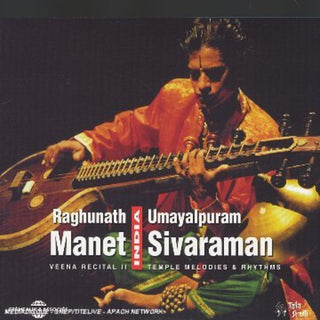 the album cover for Manet/Umayalpuram Sivaraman - Veena Recital II: Temple Melodies & Rhythms