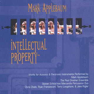 the album cover for Mark Applebaum - Intellectual Property