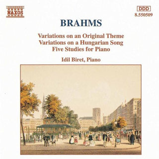 the album cover for Idil Biret - Variations Opus 21 / 5 Etudes