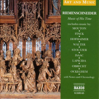 the album cover for Riemenschneider - Music of His Time